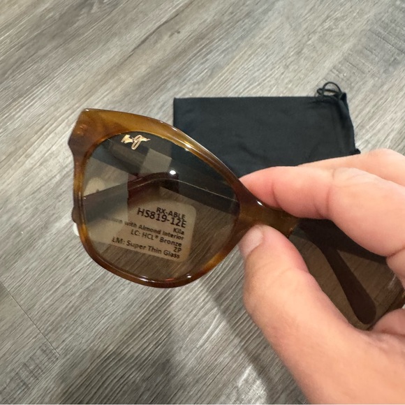 Maui Jim Kila Polarized Cat Eye Bronze Cinnamon with Almond Sunglasses - Picture 2 of 7